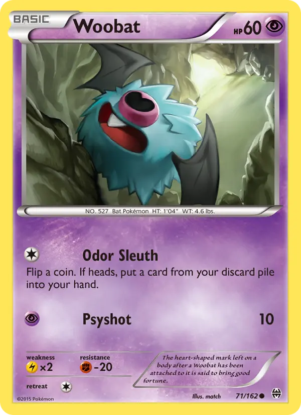 Woobat 71 BREAKthrough Pokesingles