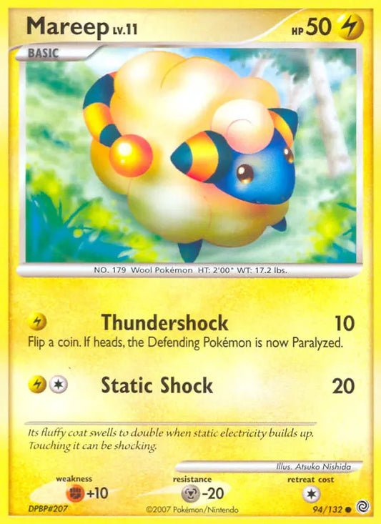 Mareep 94 Secret Wonders Pokesingles