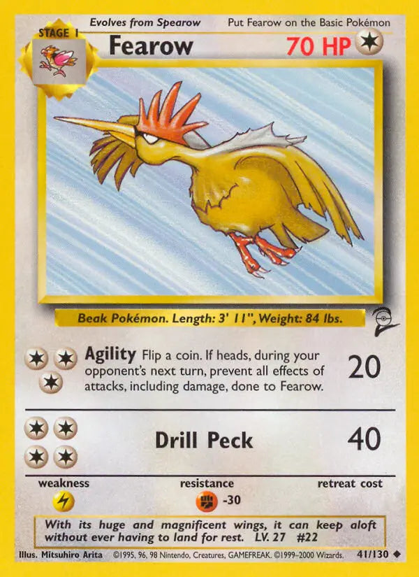Fearow 41 Base Set 2 Pokesingles