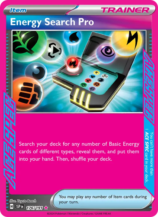 Energy Search Pro 176 Surging Sparks Pokesingles