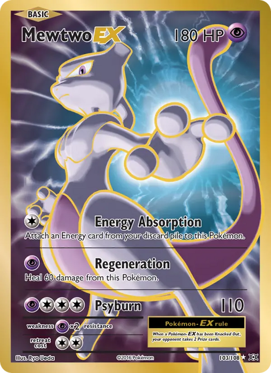 Mewtwo EX 103 Evolutions Pokesingles