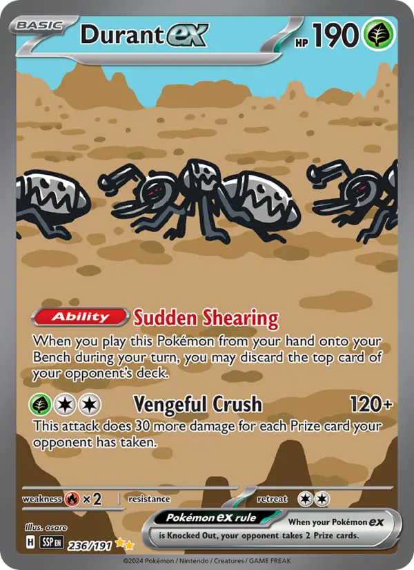 Durant ex 236 Surging Sparks Pokesingles