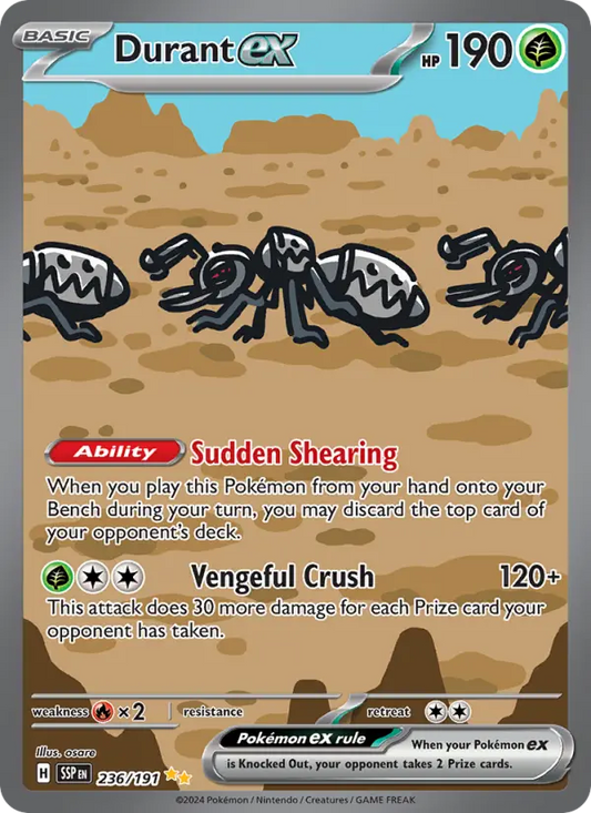 Durant ex 236 Surging Sparks Pokesingles
