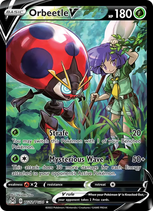 Orbeetle V TG12 Lost Origin Pokesingles