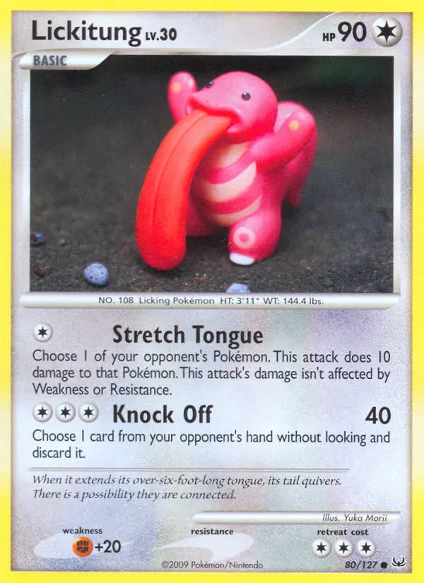 Lickitung 80 Platinum Pokesingles
