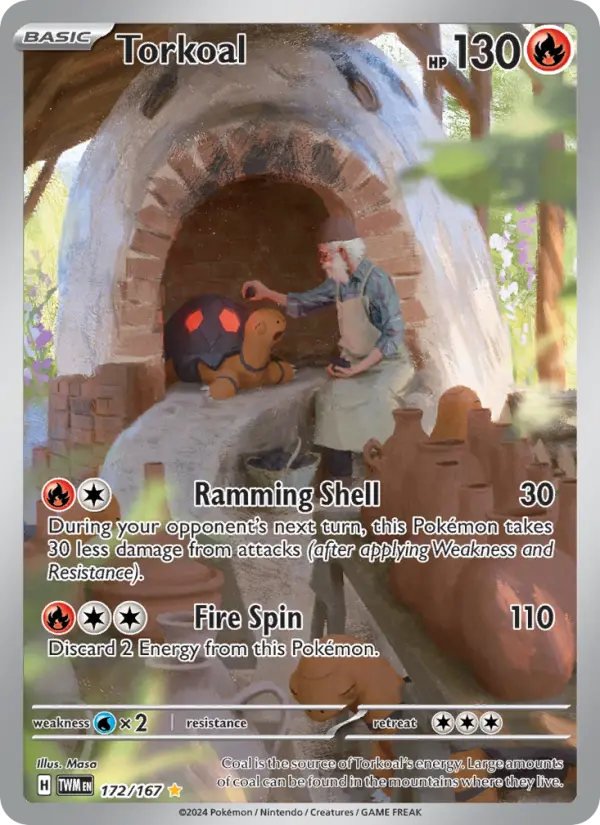 Torkoal 172 Twilight Masquerade Pokesingles