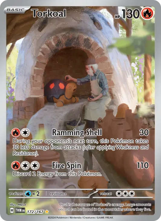 Torkoal 172 Twilight Masquerade Pokesingles