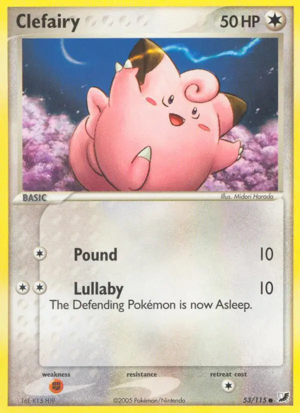 Clefairy 53 Unseen Forces Pokesingles