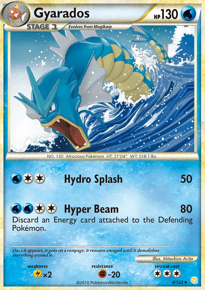Gyarados 4 HeartGold SoulSilver Pokesingles