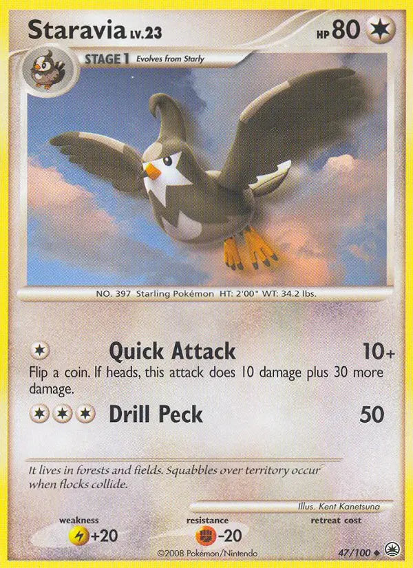 Staravia 47 Majestic Dawn Pokesingles