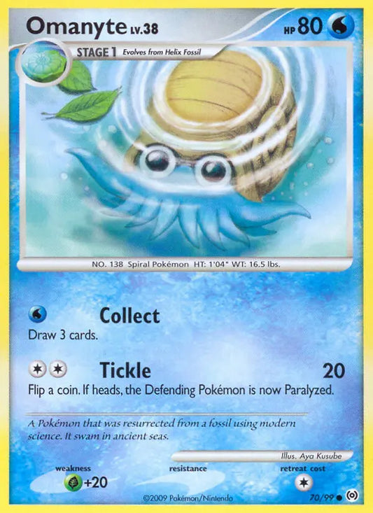 Omanyte 70 Arceus Pokesingles