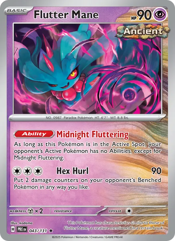 Flutter Mane 43 Prismatic Evolutions Pokesingles