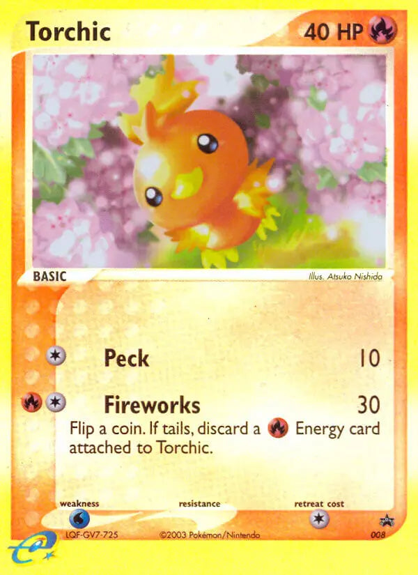 Torchic 8 Nintendo Black Star Promos Pokesingles