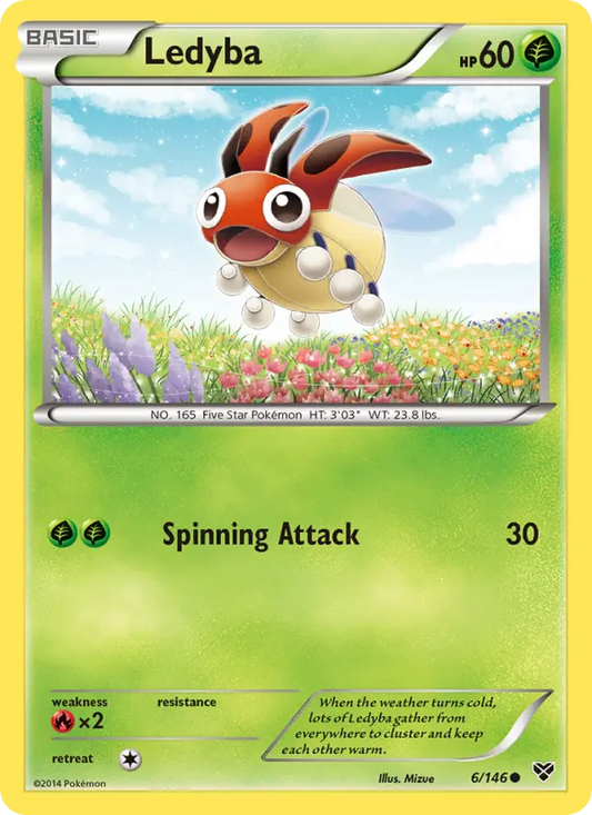Ledyba 6 XY Pokesingles