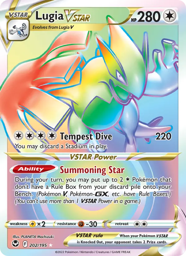 Lugia VSTAR 202 Silver Tempest Pokesingles