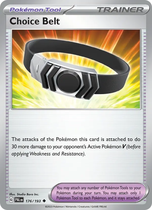 Choice Belt 176 Paldea Evolved Pokesingles