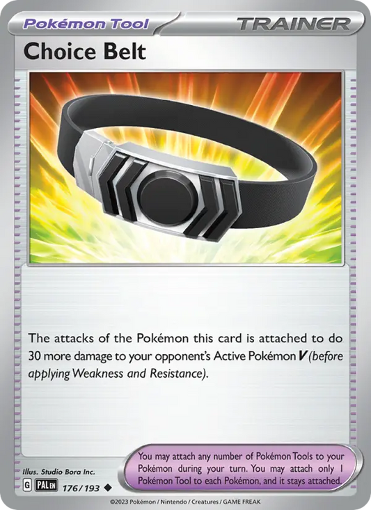 Choice Belt 176 Paldea Evolved Pokesingles
