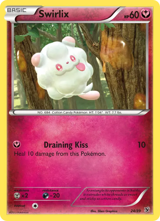 Swirlix 24 Kalos Starter Set Pokesingles