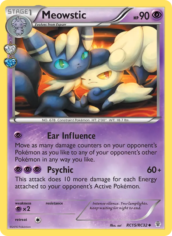 Meowstic RC15 Generations Pokesingles