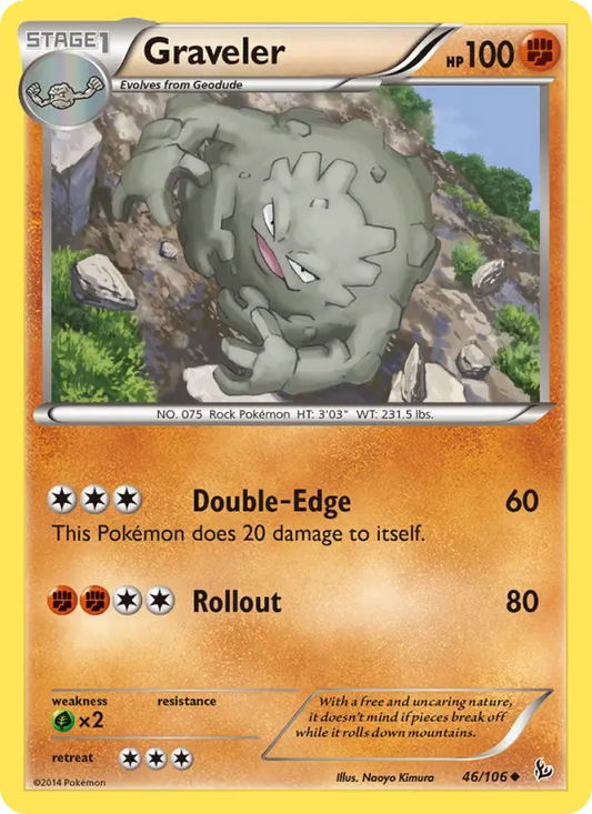 Graveler 46 Flashfire Pokesingles