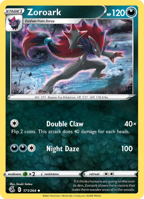 Zoroark 171 Fusion Strike Pokesingles