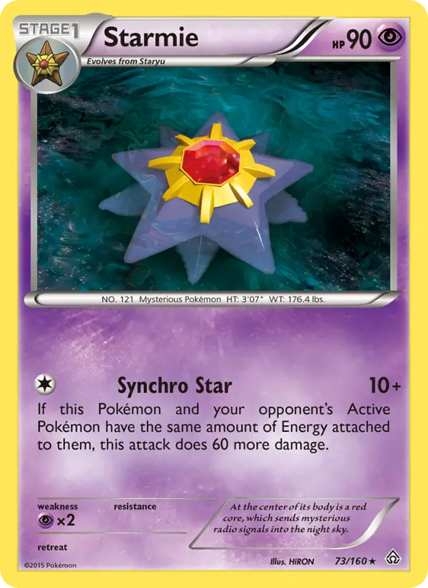 Starmie 73 Primal Clash Pokesingles