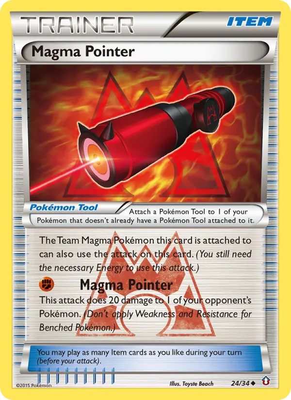 Magma Pointer 24 Double Crisis Pokesingles