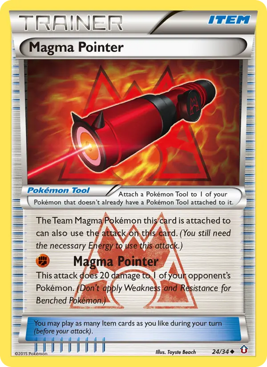 Magma Pointer 24 Double Crisis Pokesingles