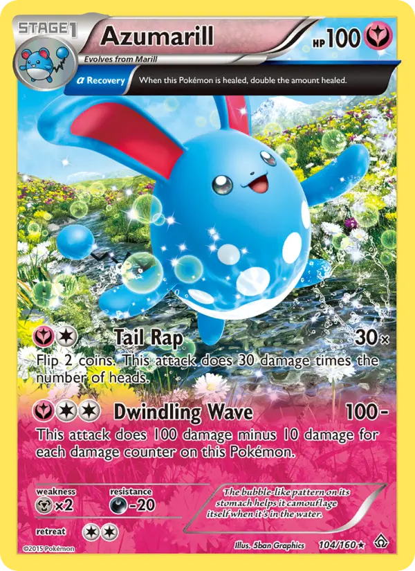 Azumarill 104 Primal Clash Pokesingles