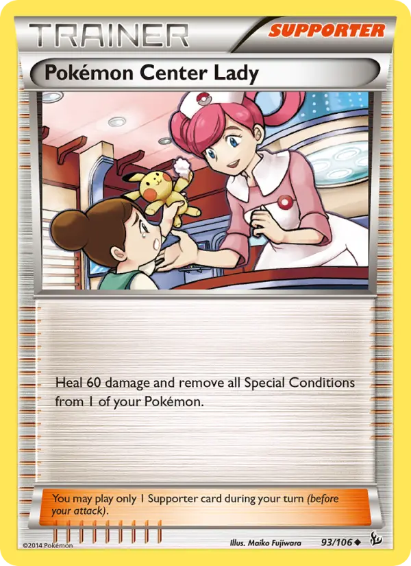 Pokémon Center Lady 93 Flashfire Pokesingles