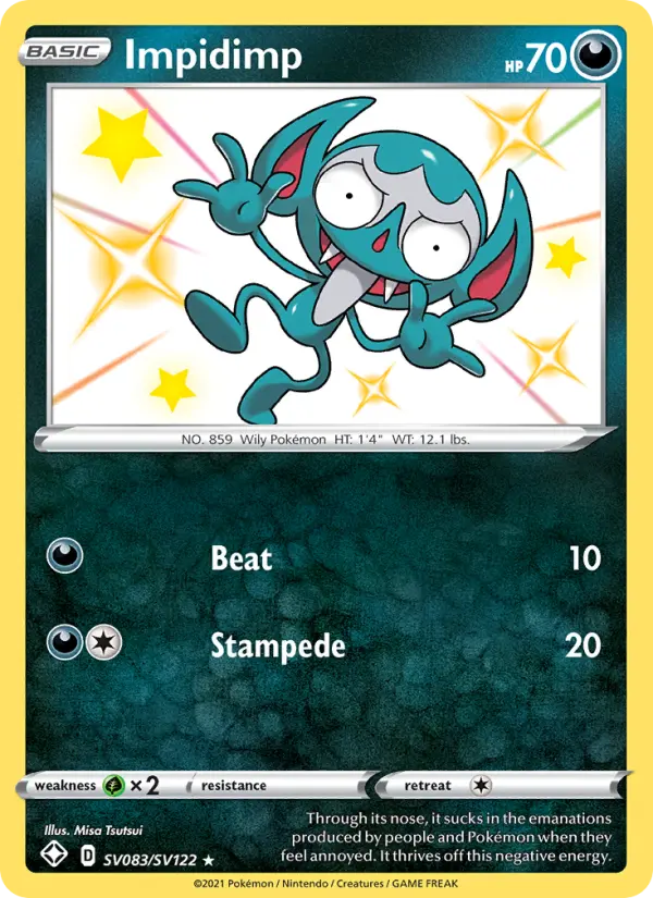 Impidimp SV083 Shining Fates Pokesingles