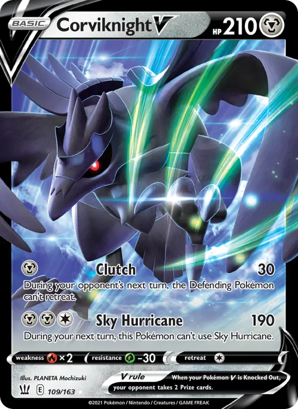 Corviknight V 109 Battle Styles Pokesingles