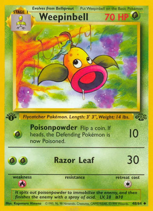 Weepinbell 48 Jungle Pokesingles