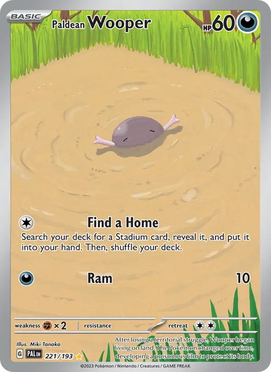 Paldean Wooper 221 Paldea Evolved Pokesingles