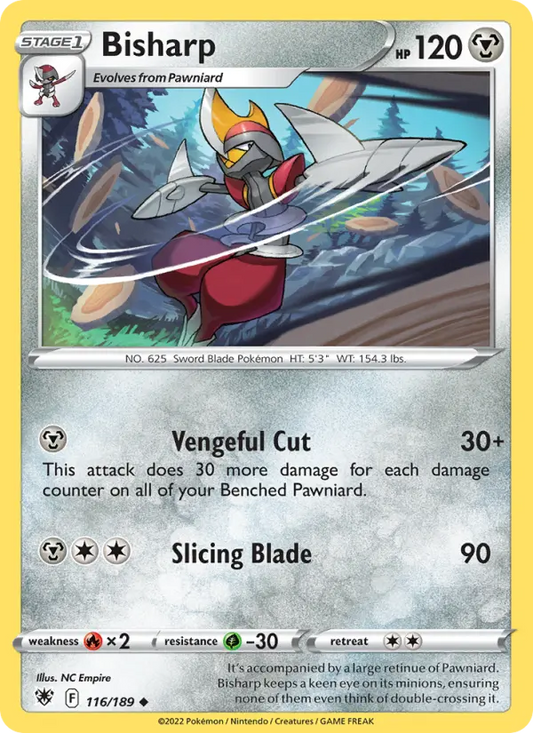 Bisharp 116 Astral Radiance Pokesingles