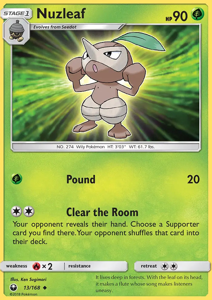 Nuzleaf 13 Celestial Storm Pokesingles