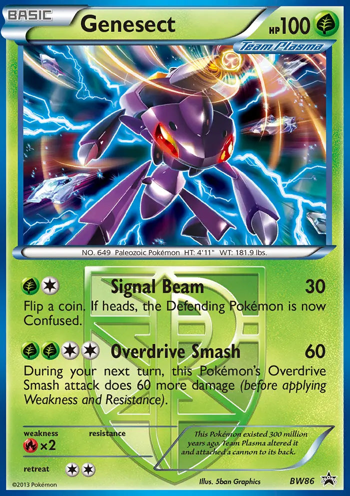 Genesect BW86 BW Black Star Promos Pokesingles