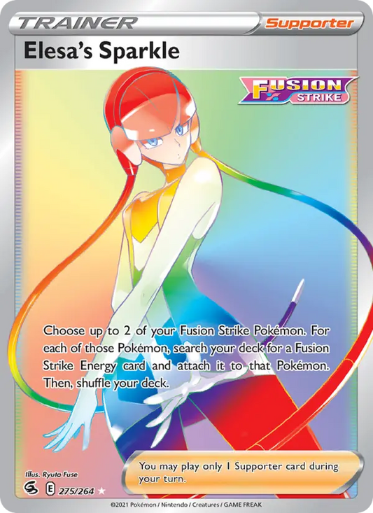 Elesa's Sparkle 275 Fusion Strike Pokesingles
