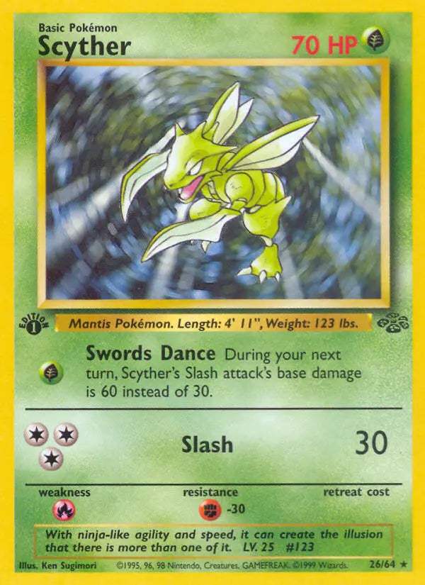 Scyther 26 Jungle Pokesingles