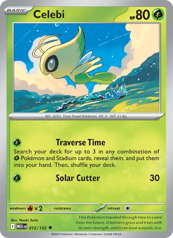 Celebi 12 Mega Evolution Pokesingles
