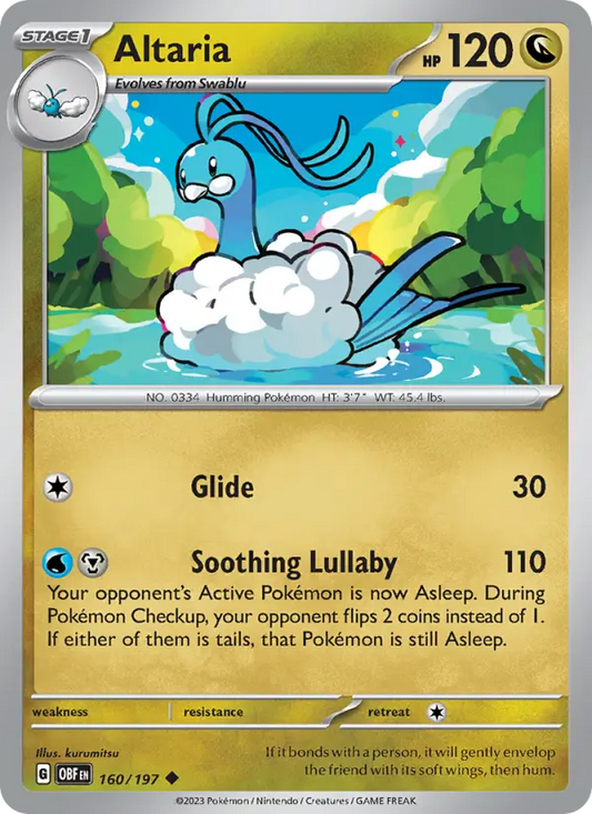 Altaria 160 Obsidian Flames Pokesingles