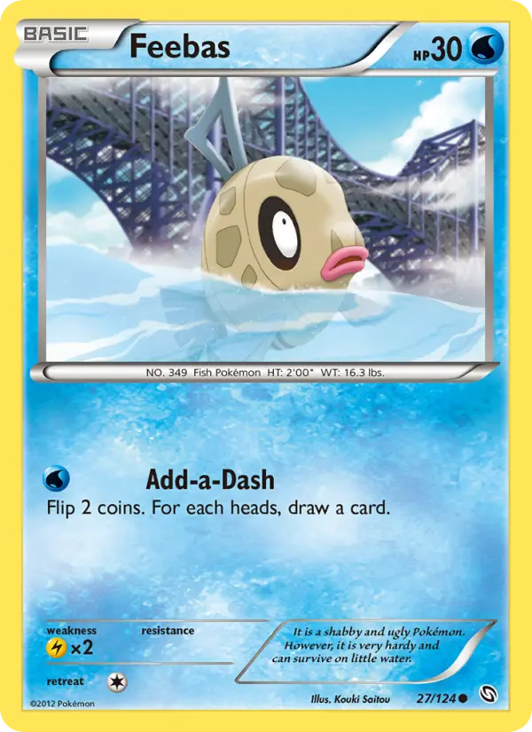 Feebas 27 Dragons Exalted Pokesingles