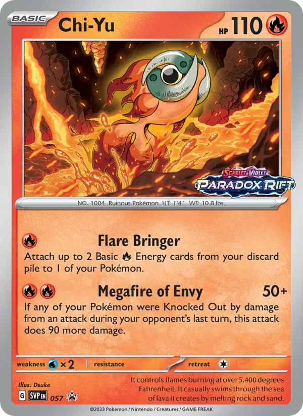 Chi-Yu 57 SVP Black Star Promos Pokesingles