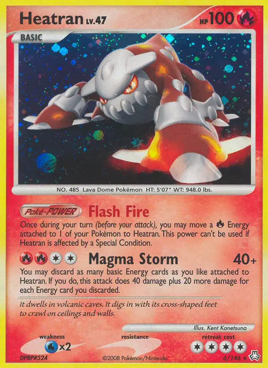 Heatran 6 Legends Awakened Pokesingles