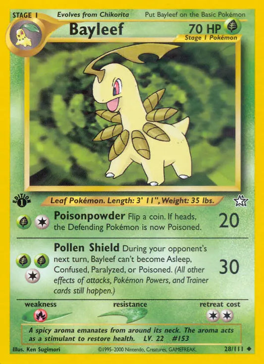 Bayleef 28 Neo Genesis Pokesingles