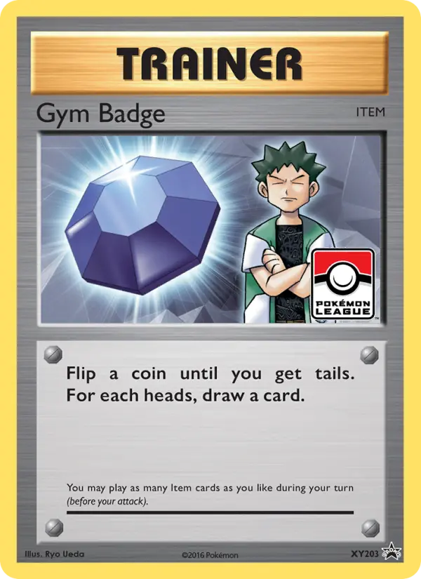 Gym Badge XY203 XY Black Star Promos Pokesingles