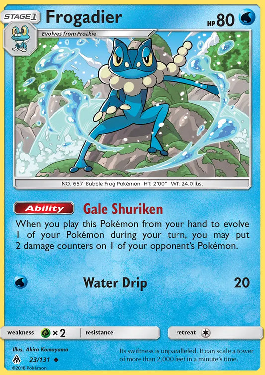 Frogadier 23 Forbidden Light Pokesingles