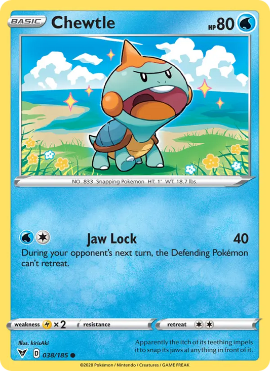Chewtle 38 Vivid Voltage Pokesingles