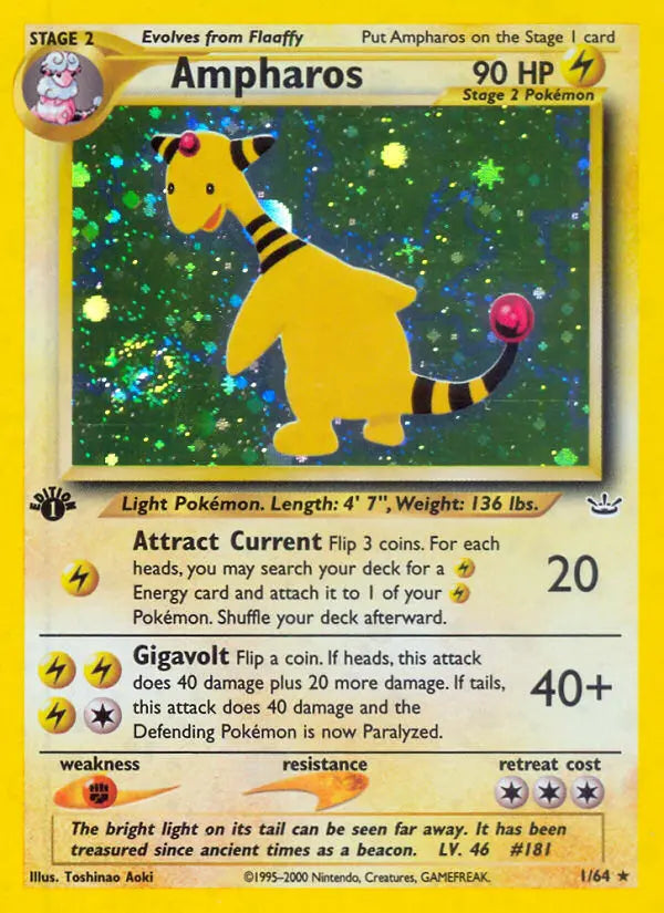 Ampharos 1 Neo Revelation Pokesingles