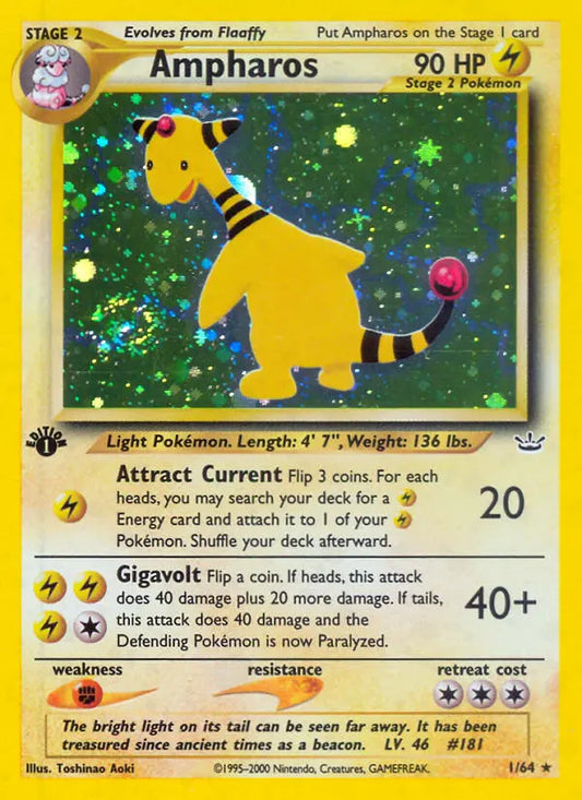 Ampharos 1 Neo Revelation Pokesingles